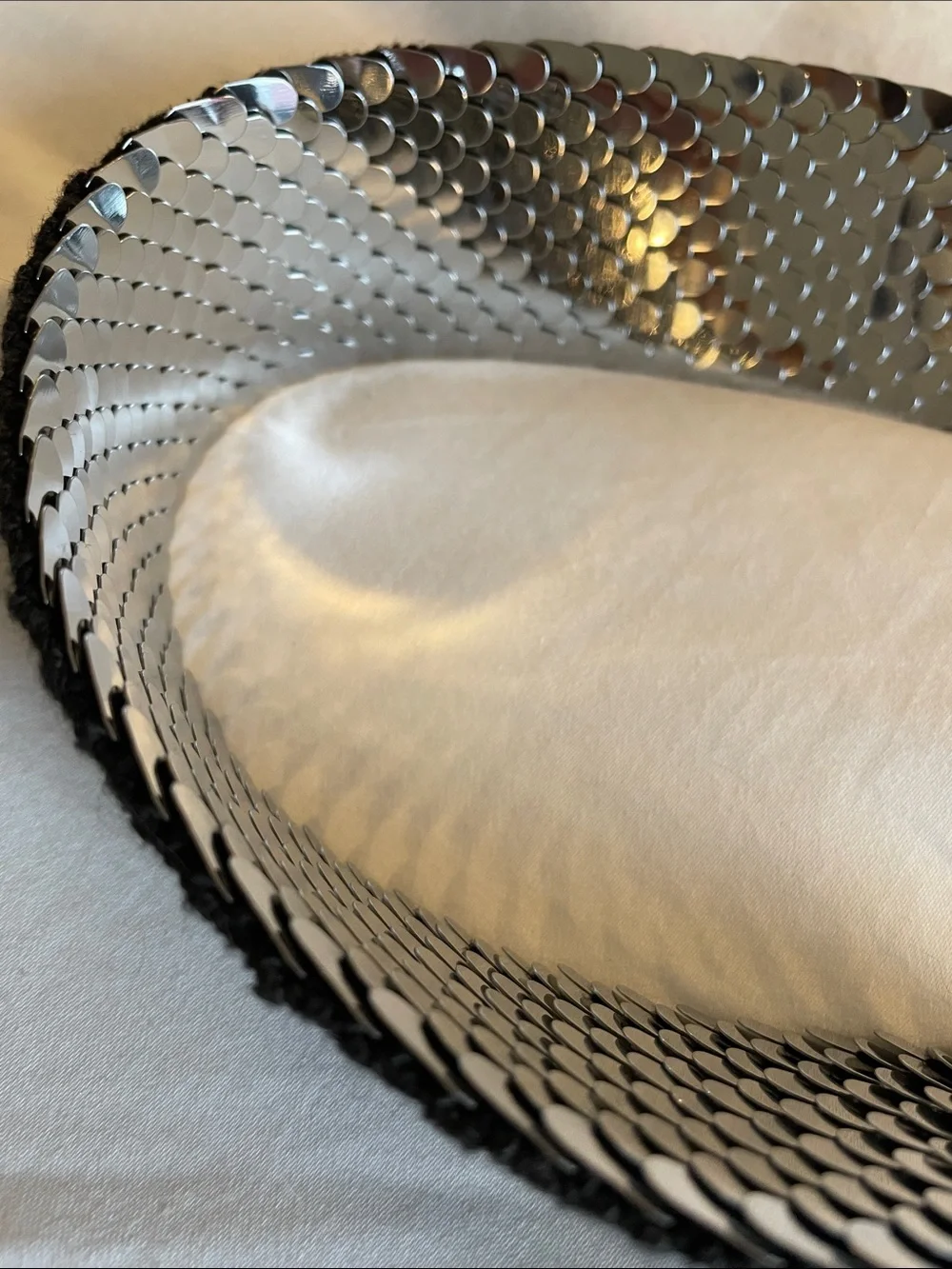 Vintage Wide Silver Mesh Stretch Belt suisseclinic.com